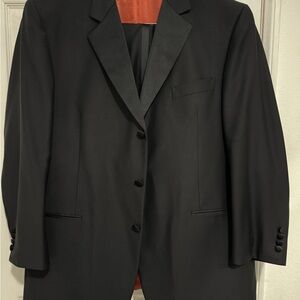 Elegant Black Men's Tuxedo Blazer Suits 48S 40Wx29 Made in Italy